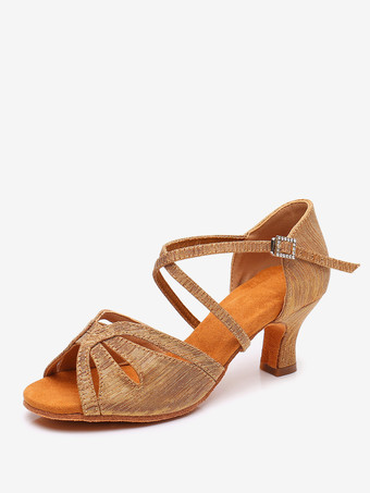 Latin Dance Shoes Canvas Black Round Toe Dance Shoes