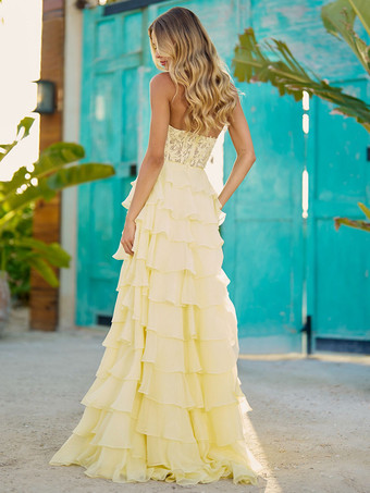 プロムドレス サテン生地 ハイカラー ノースリーブ プリーツ パーティードレス