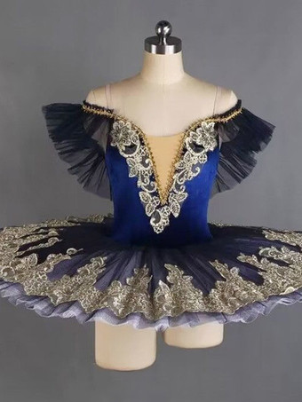 ブラック バレエ ドレス ホワイト 女性用 大人用 バレリーナ フリル レース ポリエステル ドレス セット パフォーマンスウェア