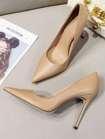 レディース ハイヒール ブラック ポインテッドトゥ ドレス パンプス