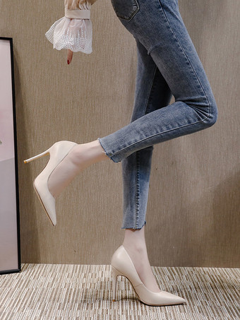 レディース ハイヒール ブラック ポインテッドトゥ ドレス パンプス