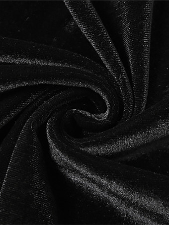 Abito aderente sexy Mini abiti in velluto a maniche lunghe trasparenti con pancia