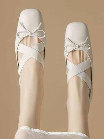 ウェディングシューズブライズメイドシューズPUレザースクエアトゥリボン