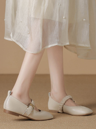 ウェディングシューズ ブライドメイドシューズ PUレザー スクエアトゥ メタルディテール