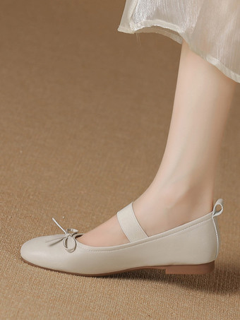 ウェディングシューズブライズメイドシューズPUレザースクエアトゥリボン