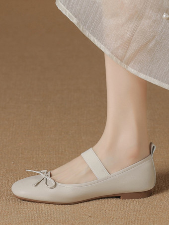 ウェディングシューズブライズメイドシューズPUレザースクエアトゥリボン