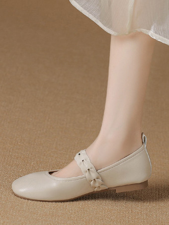 ウェディングシューズブライズメイドシューズPUレザースクエアトゥビーズ