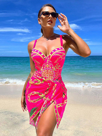 ローズレッドエスニック風のバックレス調節可能なストラップとチュールの2点セット