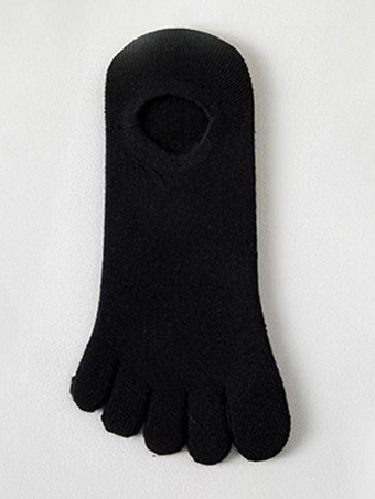 ブラック 女性つま先ソックス