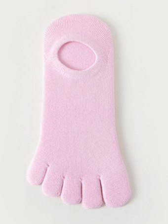 ピンク女性つま先ソックス