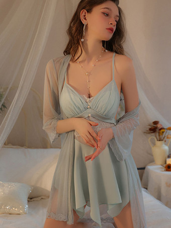 ベビードール ランジェリー 女性 ベビードール バーガンディ レース カラーブロック バックレス ポリエステル セクシー