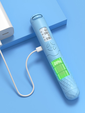 大人と子供アスレチックコードレス充電式縄跳び調節可能なアスレチックフィットネスエクササイズスマートカウント体重ベアリング縄跳び