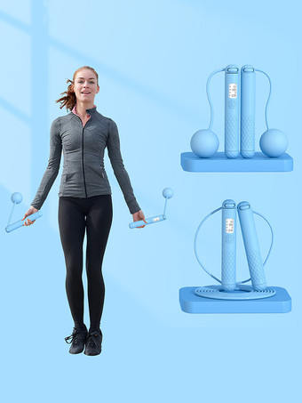 大人と子供アスレチックコードレス充電式縄跳び調節可能なアスレチックフィットネスエクササイズスマートカウント体重ベアリング縄跳び