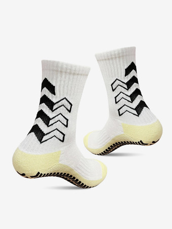 ホワイト バスケットボール スポーツソックス 3足セット