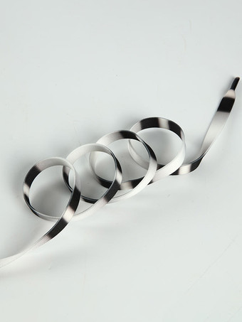 ホワイト＋ブラック色と長さが豊富な、スポーツシューズ用のカラフルな靴ひも