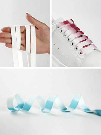 色と長さが豊富な、スポーツシューズ用のカラフルな靴ひも