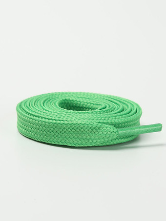 グラスグリーンカラフルな靴ひも、スニーカー、靴、スポーツシューズ、衣類、ベルト