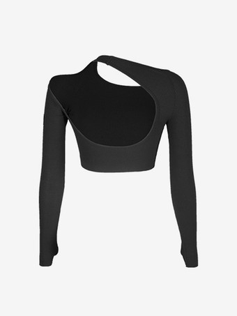 ラテンダンスドレス ブラック 女性用 ポリエステル トップ バックレス セクシー ラテン ダンサー ダンスウェア