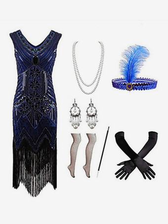 ブルー グリーンレトロコスチューム女性のラインストーンフリンジマリーアントワネット衣装ポリエステルセットドレスアクセサリーレトロ仮面舞踏会夜会服 バーガンディ