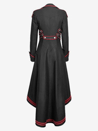 ブラック レトロ コスチューム 女性用 マリー アントワネット コスチューム カラーブロック ポリエステル トップ オーバーコート レトロ パーティー プロムドレス