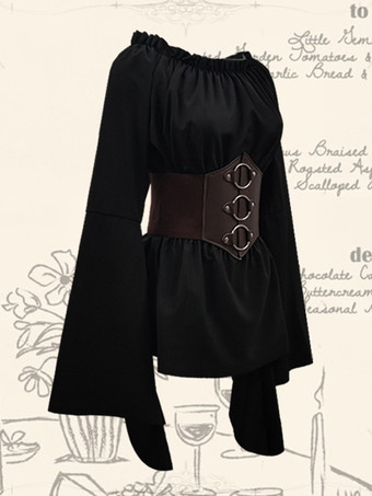 ホワイト レトロ コスチューム レディース ポリエステル トップ レトロ マリー アントワネット コスチューム パーティー プロム ドレス