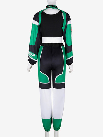 ジャズダンス衣装女の子のポリエステルパンツオーバーコートトップダンスウェア