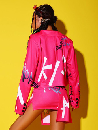 ジャズダンス衣装女の子用ポリエステルオーバーコートダンスウェア