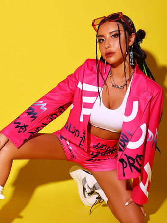 ジャズダンス衣装女の子用ポリエステルオーバーコートダンスウェア