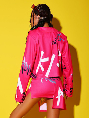 ジャズダンス衣装女の子のポリエステルスカートダンスウェア