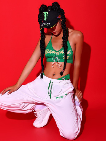 ジャズダンス衣装女性用ポリエステルダンスウェア