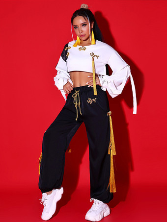 Jazz Dance Costumes Girl's Polyester Pants Dancing Wear