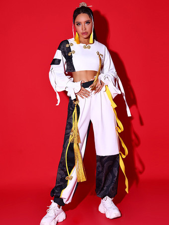 ジャズダンスコスチューム レディース ポリエステルパンツ ダンスウェア