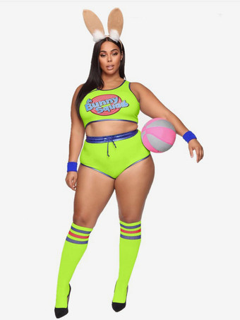 グリーン チアリーディングのユニフォーム