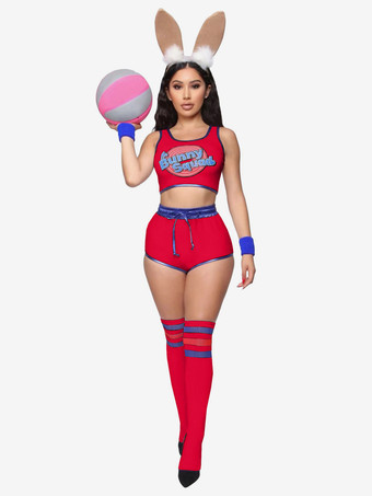 レッド チアリーディングのユニフォーム