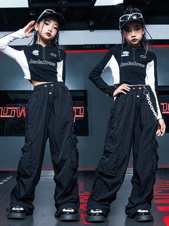 ジャズダンス衣装女の子ポリエステルパンツトップダンスウェア