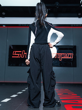 ジャズダンス衣装女の子ポリエステルパンツトップダンスウェア