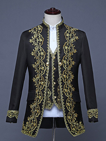 メンズ レトロ セット 長袖 パレス コスチューム オーバーコート