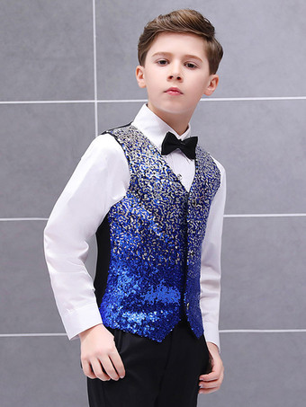 ブルー キッズハロウィンコスチューム レッドハロウィン ポリエステル繊維 ポリエステルセット キッズシャツ クラバット