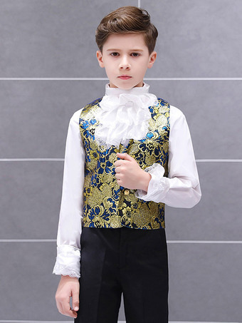 キッズ ハロウィン レトロ パレス レトロ セット キッズ チョッキ パンツ