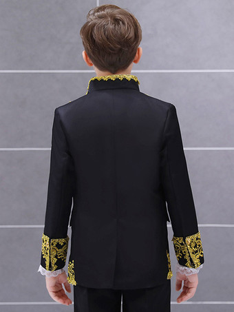 ハロウィンコスチューム子供用宮殿ドラマパフォーマンス衣装象嵌王子チャーミングパフォーマンスドレス