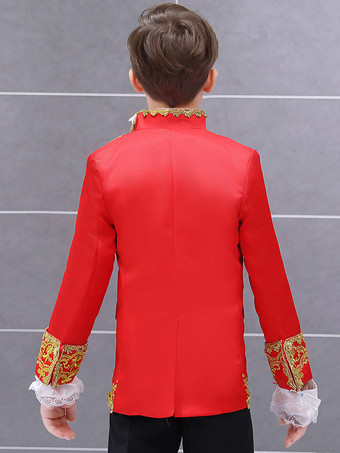 ハロウィンコスチューム子供用宮殿ドラマパフォーマンス衣装象嵌王子チャーミングパフォーマンスドレス