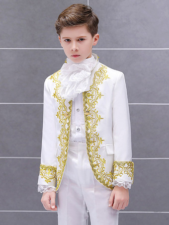 ハロウィンコスチューム子供用宮殿ドラマパフォーマンス衣装象嵌王子チャーミングパフォーマンスドレス