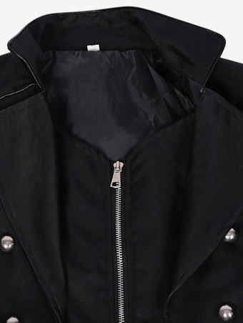 中世の宮殿の宴会服ジッパースリットロングウインドブレーカーステージパフォーマンスウェア