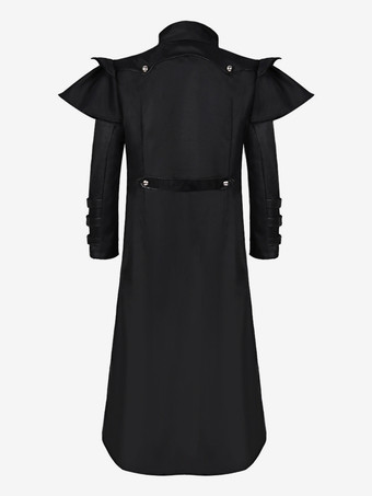 中世の宮殿の宴会服ジッパースリットロングウインドブレーカーステージパフォーマンスウェア