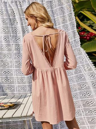 Backless Shift Dress