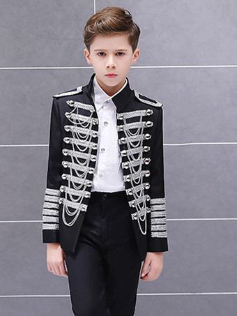 キッズ ハロウィン コスチューム ブラック ゴールド パレス レトロ コスチューム パフォーマンス コスチューム