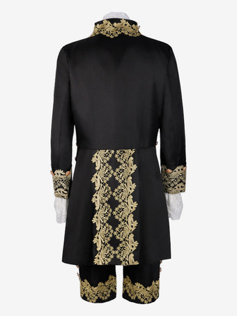 メンズ宮殿王子ドレスパフォーマンススーツ Cos 衣装中世レトロ衣装 バーガンディ