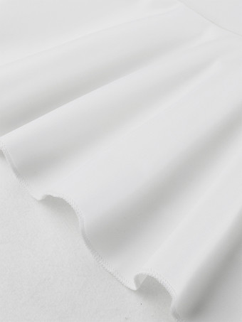 Figurbetontes Kleid mit Rüschen und einer Schulter Festival-Vibe Coachella-Minikleider