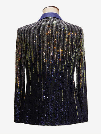 ブラック ゴールド トップ レトロ ロングスリーブ パフォーマンス ステージ レトロ コスチューム ダンスウェア