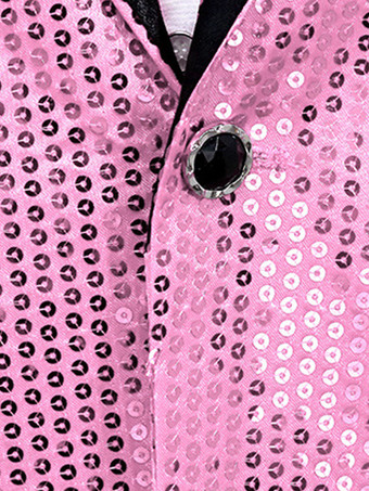 メンズ レトロ セクニ トップ レトロ ポリエステル 長袖 パフォーマンス コスチューム